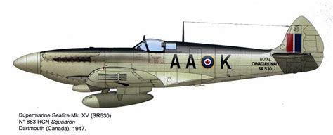Wings Palette Supermarine Seafire Canada Royal Canadian Navy