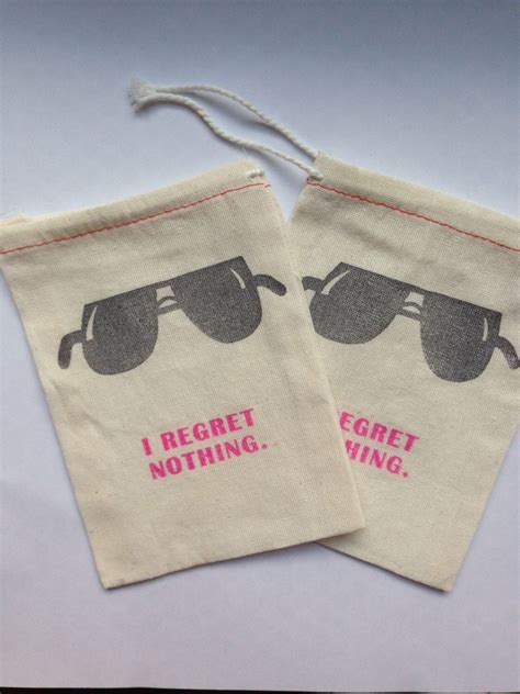 Bachelorette Hangover Kit Bags Set Of 10 I Regret Nothing Bachelorette Hangover Kit