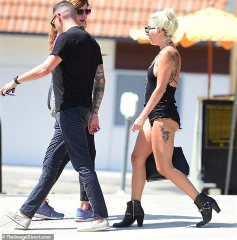 lady gaga locks lips with her new man in public five months after splitting from fiancé