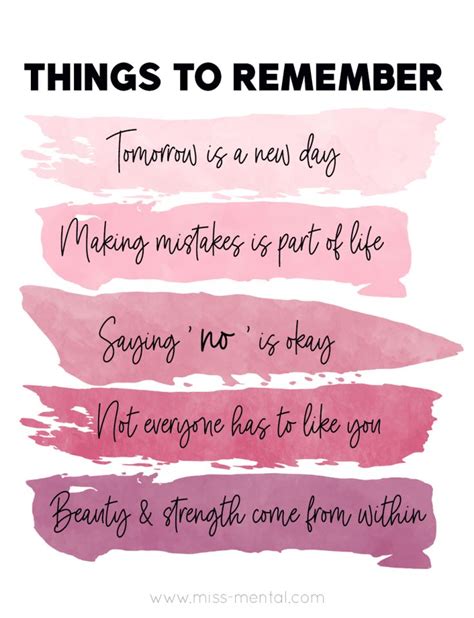 Things To Remember In Tough Times Mental Health And