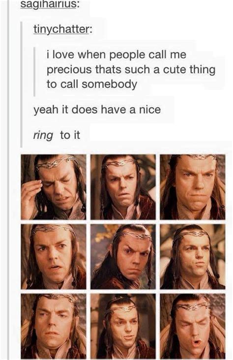 When They Made A Pun So Good That Elrond Couldnt Even Handle It