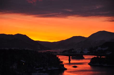 Winter Sunset In Norway Flickr Photo Sharing