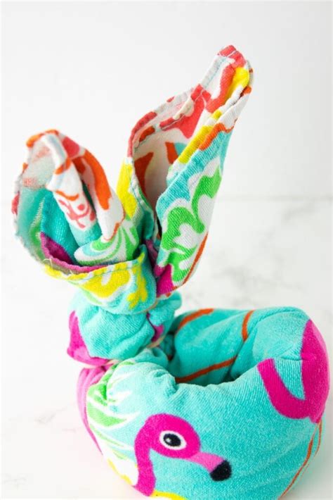 How To Make A Bunny With A Beach Towel Passion For Savings