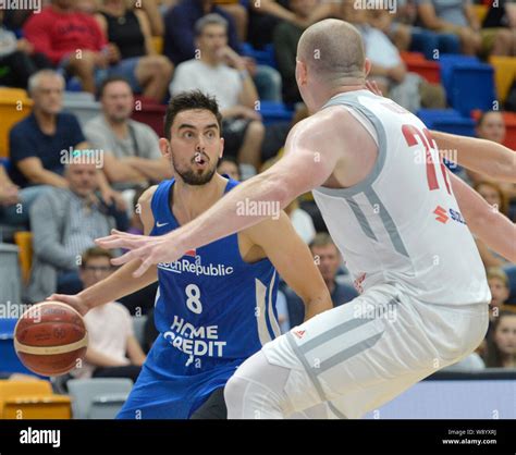L R Tomas Satoransky Cze And Damian Kulig Pol In Action During The Friendly Game Of The Men