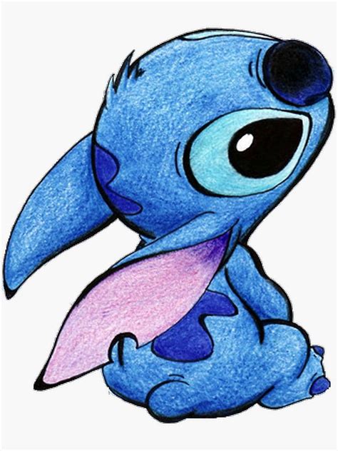 Pegatina Cute Stitch De Pascalinak Redbubble Tekeningen Disney