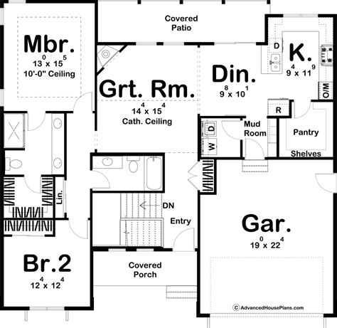 Ranch House Plan Home Design Ideas