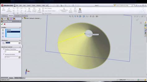 How To Unfold An Frustum Cone Solidwork Youtube