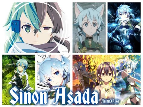 Sinon Asada Sword Art Online Collage By Animexrika On Deviantart
