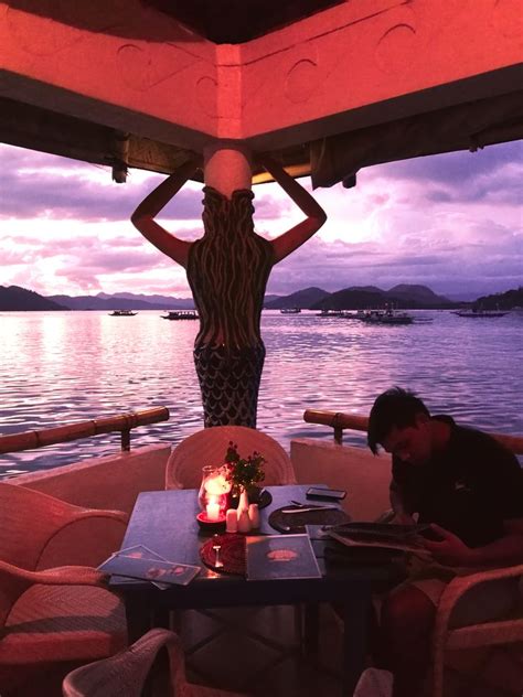 Romantic Dinner Sunset At La Sirenetta Mermaid Coron Palawan Coron Palawan Palawan Coron