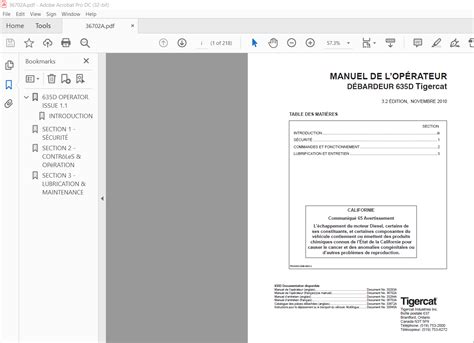 TIGERCAT DÉBARDEUR D MANUEL DE LOPÉRATEUR PDF DOWNLOAD French