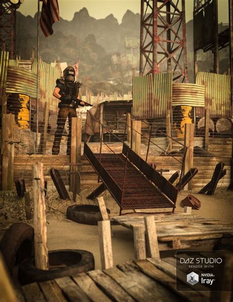 Post Apocalyptic World The Outpost Render State