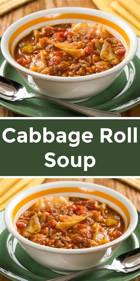 Cabbage Roll Soup Is A Diabetic Friendly Recipe Thats Full Of Flavor