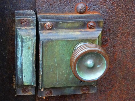 Lighthouse Door Latch Photograph By David T Wilkinson Pixels