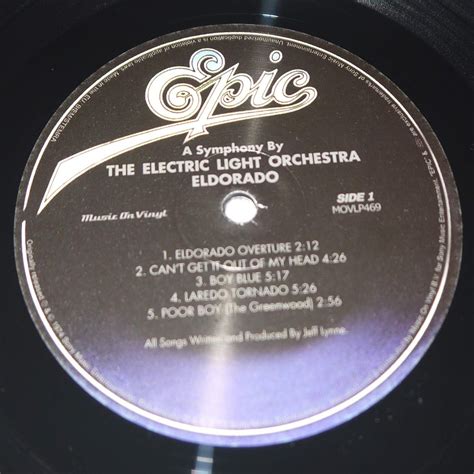 Elo Related Vinyl Electric Light Orchestra Eldorado Lp Unión Europea