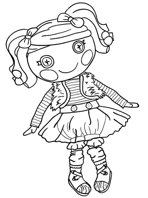 Printable Doll Coloring Pages For Kids