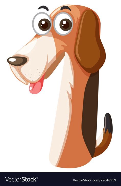 Cute Dog Number One Character Illustration Download A Free Preview Or