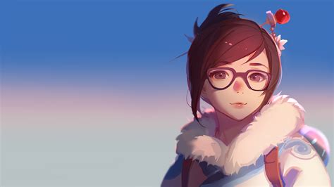 Wallpaper Video Game Characters Mei Overwatch 1920x1080