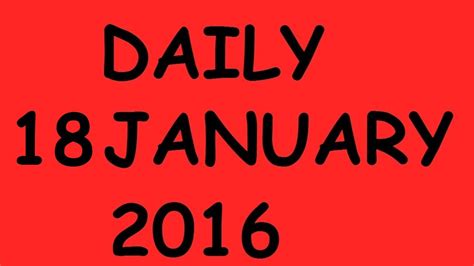 Daily Tarot Reading For 18 January 2016 YouTube