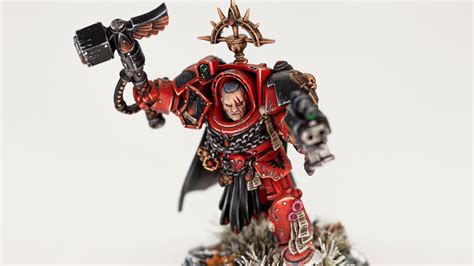 Showcase Blood Angels Captain In Terminator Armour By Forest Tale Of