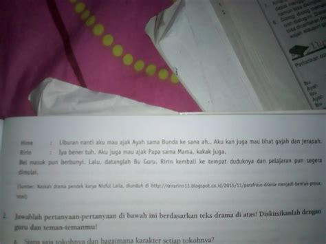 Menurut wiradi analisis merupakan sebuah aktivitas yang memuat kegiatan memilah, mengurai. Contoh Naskah Drama Pendek Beserta Unsur Intrinsik Dan ...