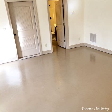 How To Paint a Concrete Floor - Southern Hospitality