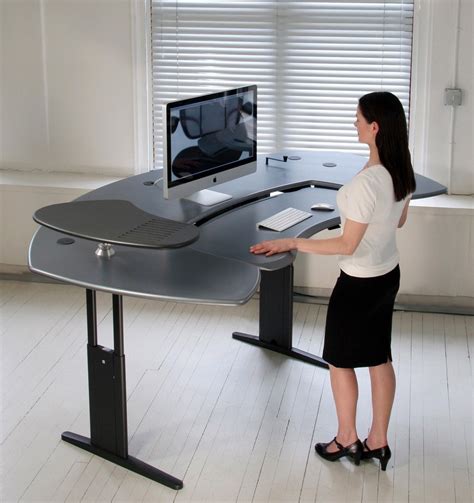 Maxo Oversized Ergonomic Desk With Crank Or Motorized Height Adjustment