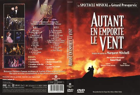 Jaquette Dvd De Autant En Emporte Le Vent Comédie Musicale Cinéma