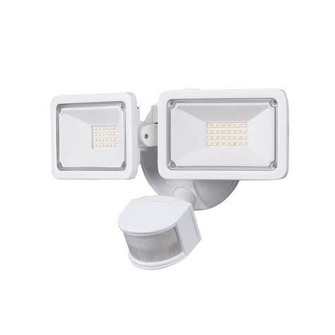 Each sensor light contains 14 interiors led lights and two exteriors led lights that have a combined capacity of 50,000 hours or more over their lifetime. Honeywell 3000 Lumen LED Motion Sensor Security Light ...