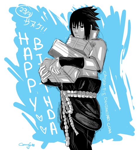 Happy Birthday Sasuke By Cassy F E On Deviantart