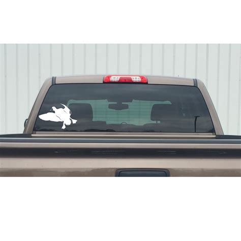 Flying Duck Decal Cupped And Feet Down Decal