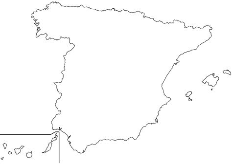 Blank Map Of Spanish Speaking Countries Printable Templates Free