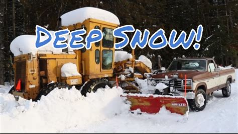 Craziest Snow Storm Snow Plowing Deep Snow Removal Youtube