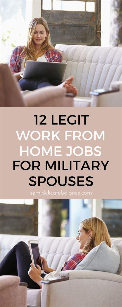 12 Legit Work From Home Jobs For Military Spouses Military Spouse