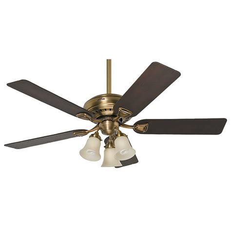 The fans are styled and painted either with a wooden or bronze completion to give it a vintage feel. Hunter Bixby 46 in. Indoor Antique Brass Ceiling Fan-28791 ...