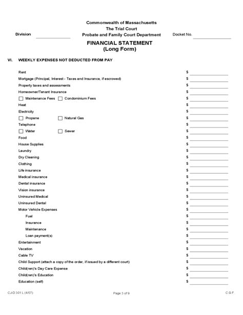 We did not find results for: Financial Statement (Long Form) - Massachusetts Free Download