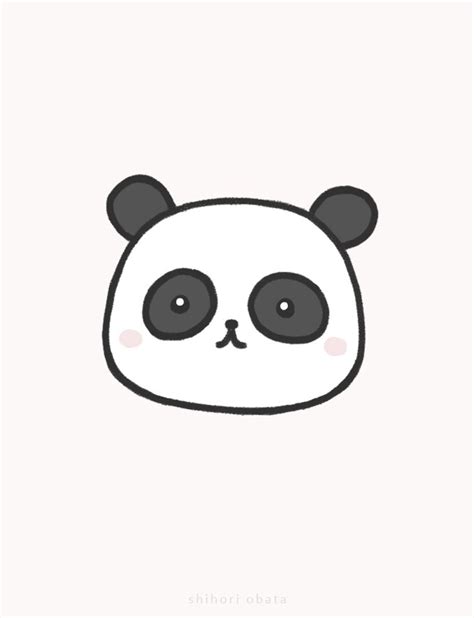 50 Cute Easy Things To Draw Cute Easy Drawings Cute Panda Drawing