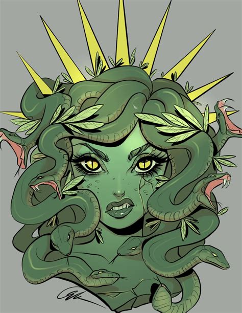 Medusa Missupacey Medusa Drawing Medusa Art Medusa Head Fantasy Character Design Character