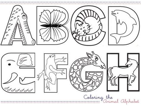 Color By Letters Coloring Pages At Free Printable