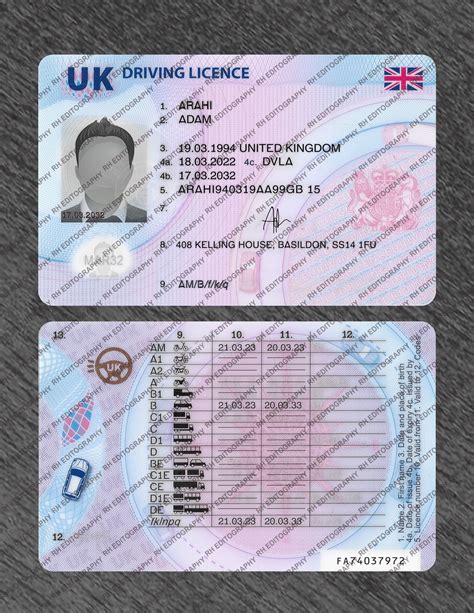 Uk New Driving Licence Psd Template By Rheditographybd On Deviantart