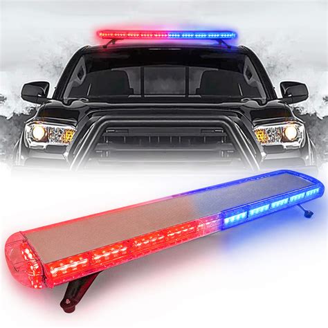 Buy Red Blue Led Light Bar Fit For Cops Vehicles Truck Cars