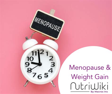 Menopause And Weight Gain Macros Inc