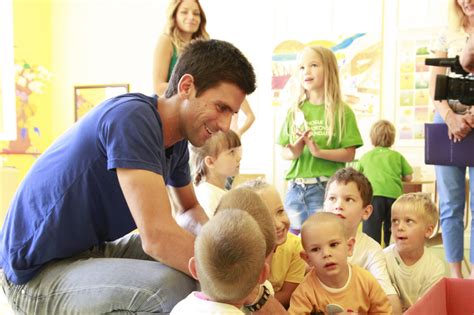Novak djokovic foundation develops early childhood education projects in serbia and gives grants to educational initiatives with a goal to help children. Novak Djokovic Web Shop Launch