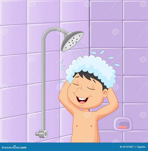 Have A Shower Cartoon Clipart Showering Vector Shower Illustrations Images And Photos Finder