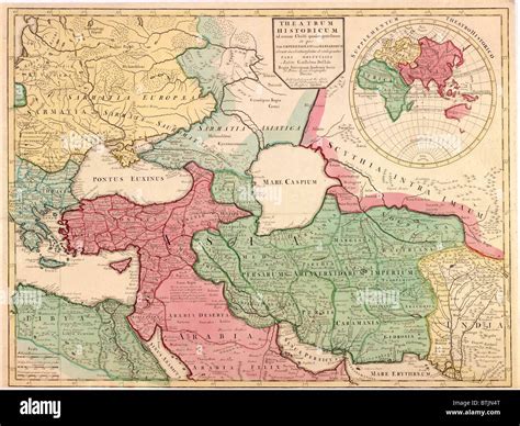 1712 French Map Of Southwest Asia And Southeast Europe Recreating The