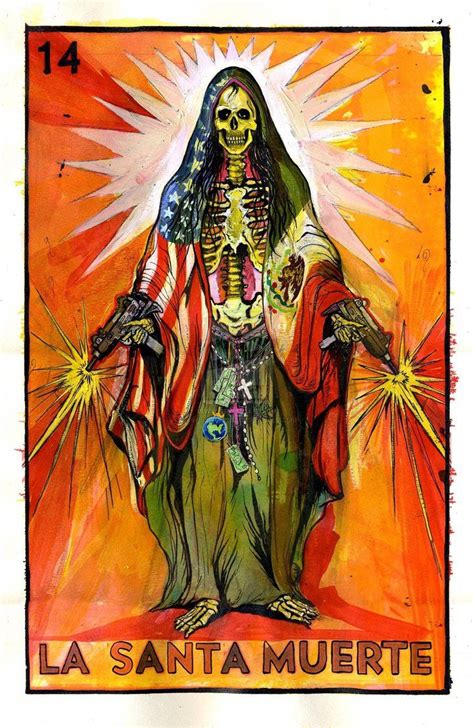 How to connect with santa muerte. La Santa Muerte by MiguelValenzuela on DeviantArt | Santa ...