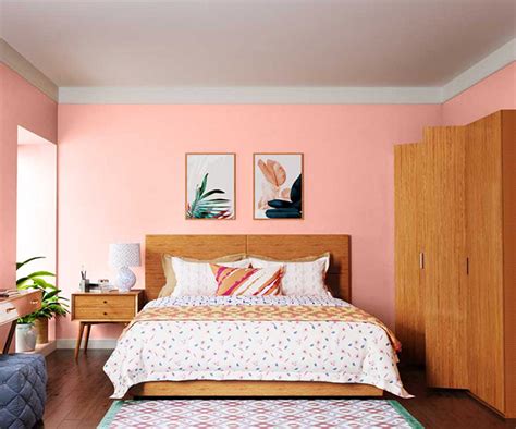 Try Sugared Peach House Paint Colour Shades For Walls Asian Paints