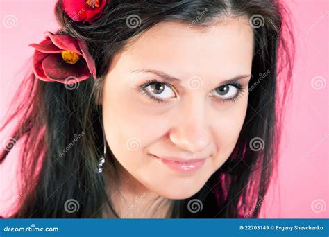 Portrait Of A Beautiful Sexual Woman Stock Image Image Of Looking Emotional 22703149