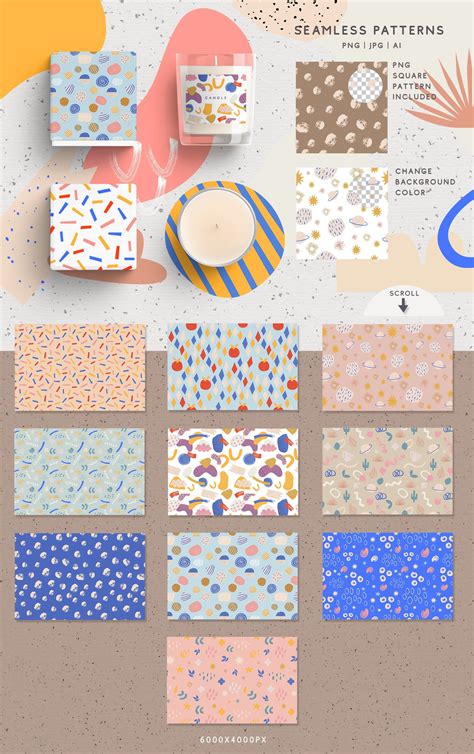 Doughnut Cutouts Set | Abstract shapes, Pattern illustration, Packaging ...