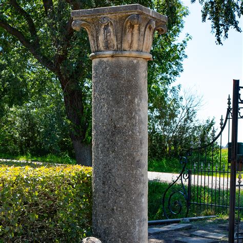A Carved Limestone Column Piet Jonker