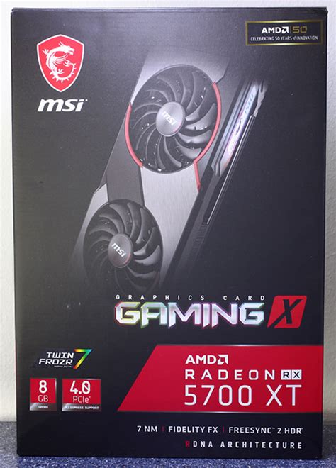 Msi Radeon Rx 5700 Xt Gaming X Review Packaging And Contents Techpowerup
